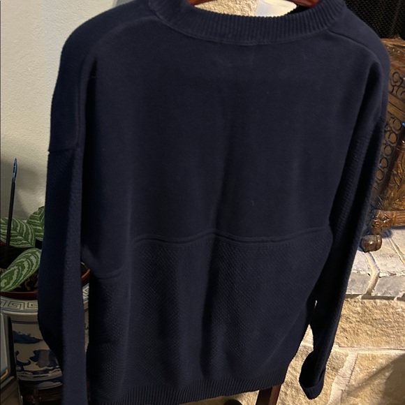 Vintage Chief Illiniwek University of Illinois Navy Crew Neck Sweater - Picture 6 of 6